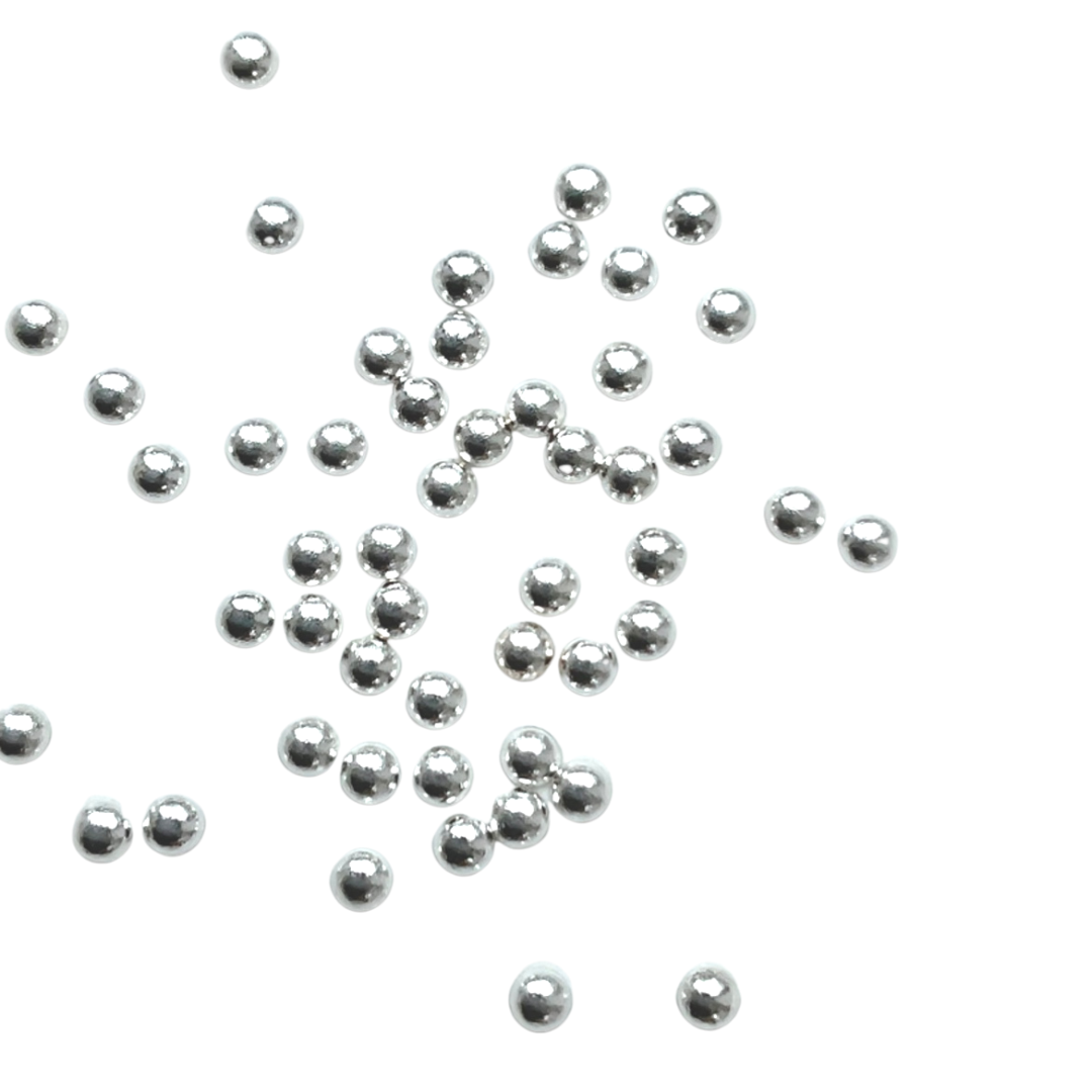 Nail Labo メタルドット シルバー #5 2mm 50粒