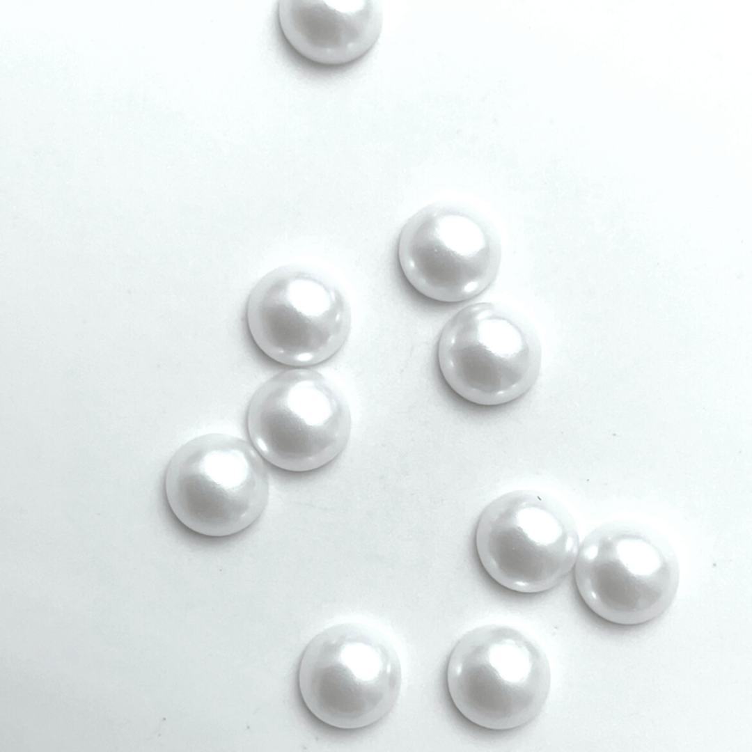 Nail Labo パール ホワイト 6mm 10粒
