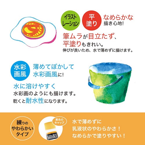 LIQUITEX アクリリックソフト 10ml G-1 065 チタニウムホワイト