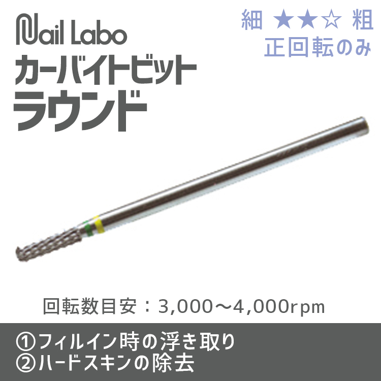 Nail Labo カーバイドビット ラウンド