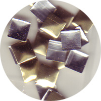 Nail Labo メタルスタッズ フラットピラミッド ゴールド 4mm 30粒