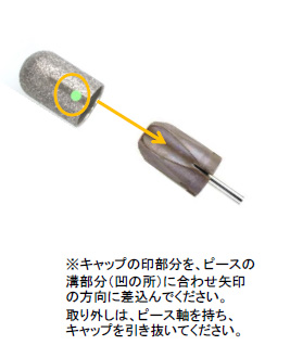 お取り寄せ Busch med cap ラウンドダイヤキャップ ミディアム M