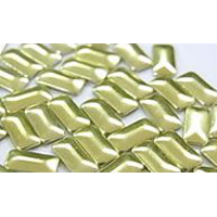 Nail Labo メタルスタッズ 長方形 シャンパンゴールド 2×4mm 100粒