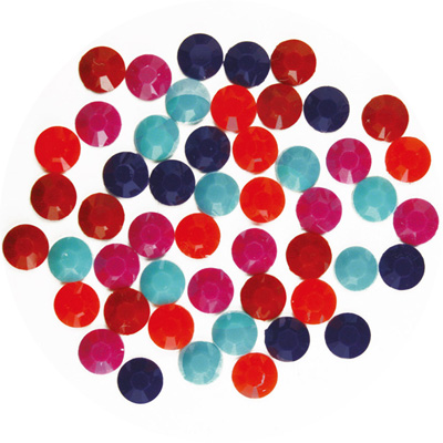 取扱終了 Nail Labo カラーストーン ヴィヴィッドアソート 3mm 100粒