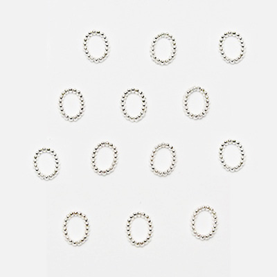 生産終了 Jewelry Nail プリティネイル ブリオンオーバル SS シルバー PN-0739R