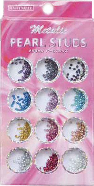 お取り寄せ BEAUTY NAILER メタリックパールスタッズ
