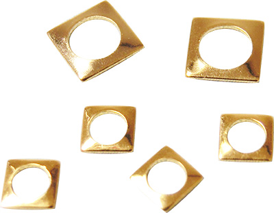 生産終了 Nail Labo スクエアフレーム アソート ゴールド 20個