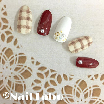 生産終了 Nail Labo スクエアフレーム アソート ゴールド 20個