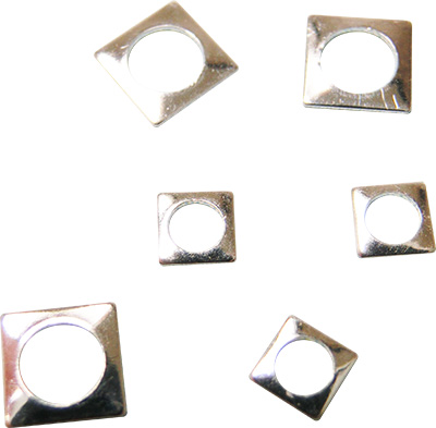 生産終了 Nail Labo スクエアフレーム アソート シルバー 20個