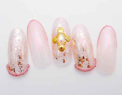 Nail Labo ネイルアートホイル ピンクゴールド
