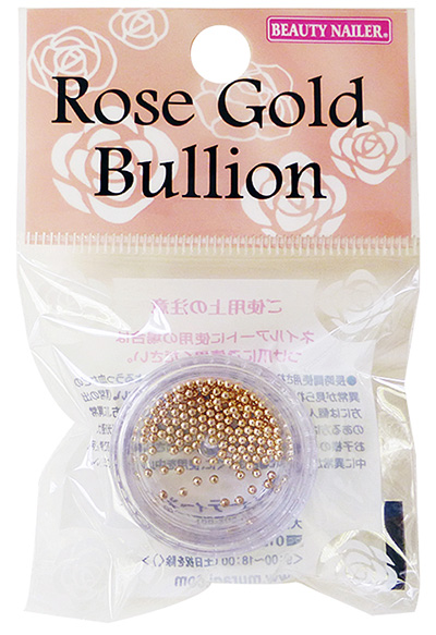 BEAUTY NAILER ローズゴールド ブリオン 1.5mm ROSE-4