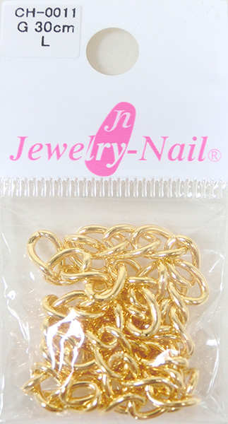 生産終了 Jewelry Nail ボリュームチェーン L 30cm ゴールド CH-0011