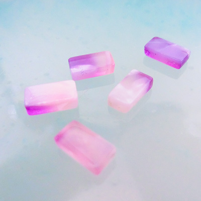 限定 Nail Labo べっ甲ストーン Ver2 スクエア ローズ