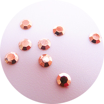 生産終了 Jewelry Nail リトルプリティ ラインストーン メタルスタッズ 2.5mm（SS8） ピンクゴールド LP-8051