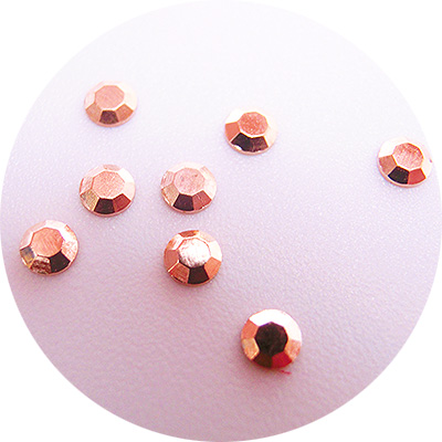 生産終了 Jewelry Nail リトルプリティ ラインストーン メタルスタッズ 2.5mm(SS8) ピンクゴールド LP-8051