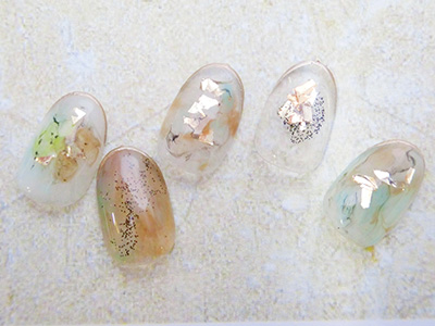 Nail Labo ホログラム クラッシュ ゴールド