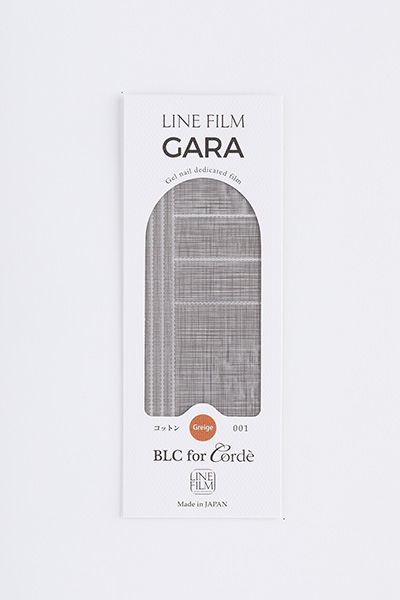 生産終了 BLC for CORDE LINE FILM 柄 コットン 001 グレージュ
