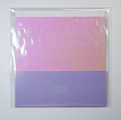 ungu カットオーロラ PINK×GREEN S