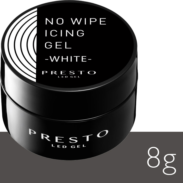 PRESTO ノーワイプアイシングジェル ホワイト 8g