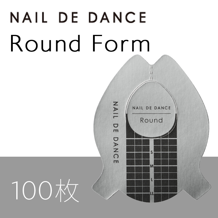NAIL DE DANCE 【NEW】ラウンドフォーム 100枚