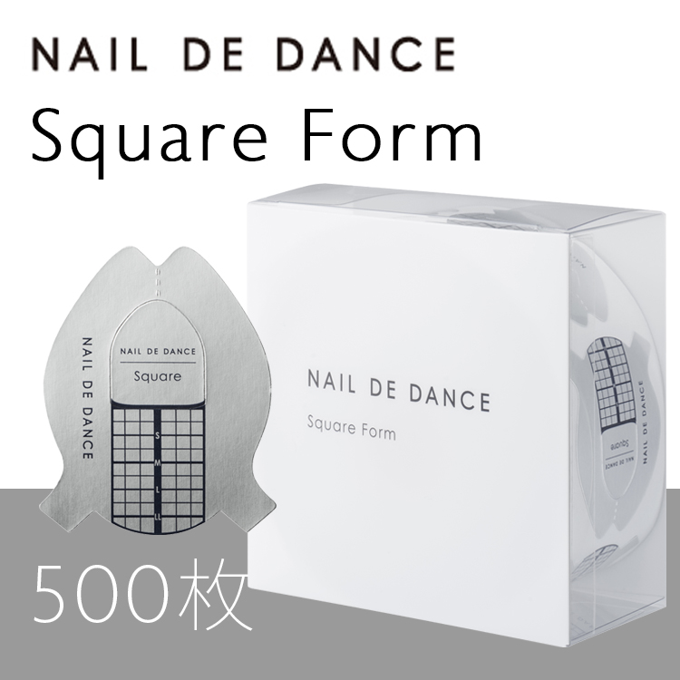 NAIL DE DANCE 【NEW】スクエアフォーム 1ロール(500枚)