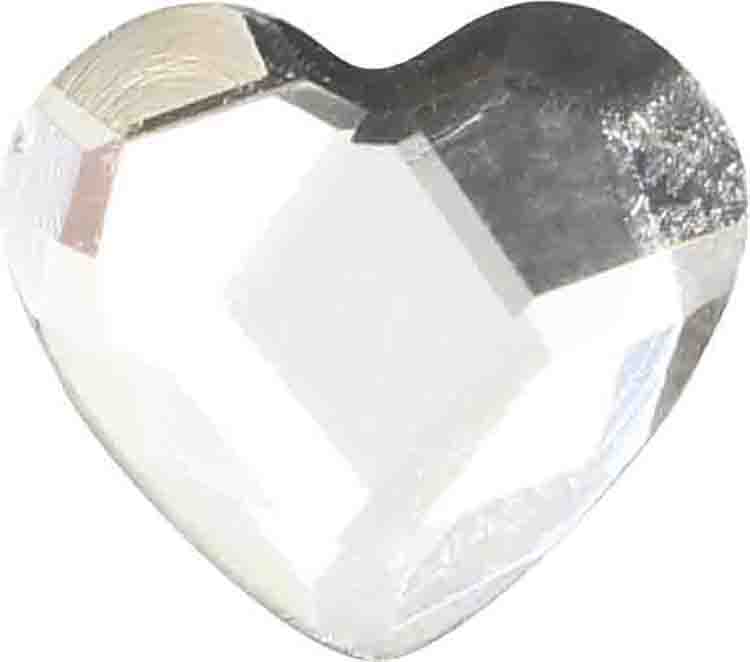 MATIERE ガラスストーン ハート 5×6 クリスタルクリアー