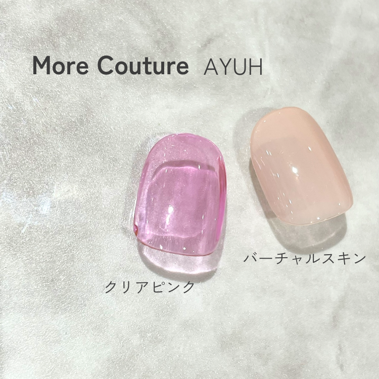 More Couture LED/UV カラージェル AYUH 5g クリアピンク | Nail Labo  