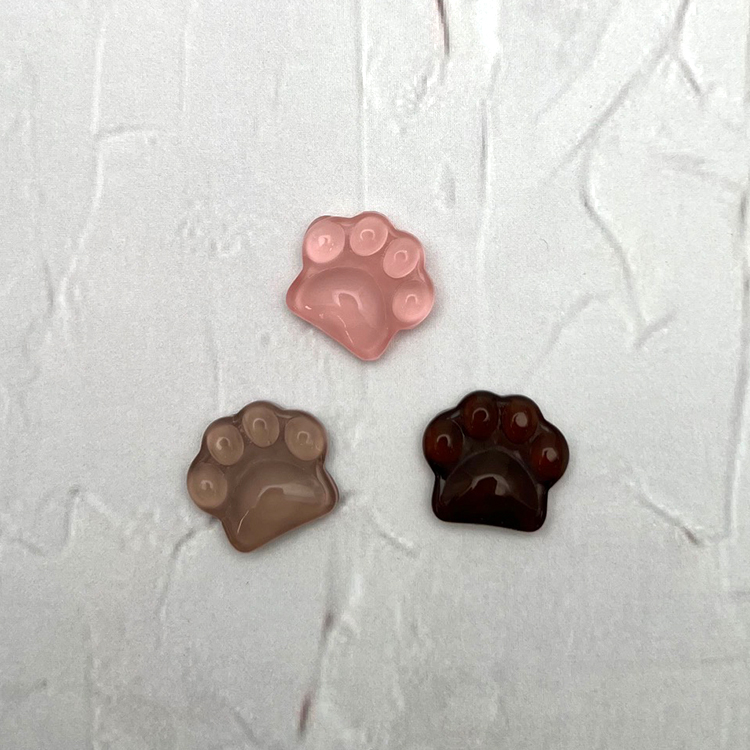 クリスタルワンダーキューブ 30P 肉球 19×20mm