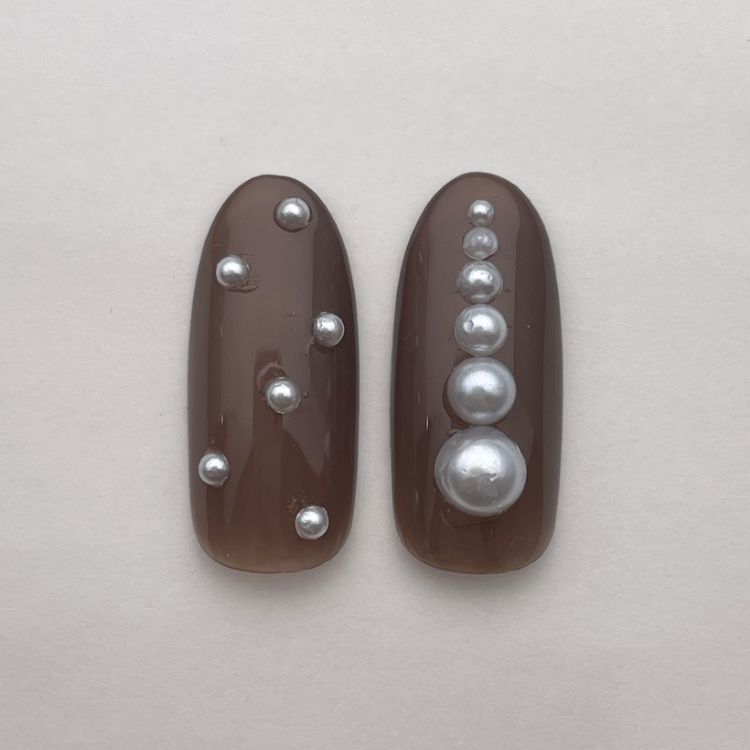 MATIERE 半球体パール ホワイト 2mm