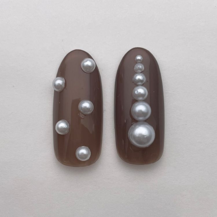MATIERE 半球体パール ホワイト 3mm