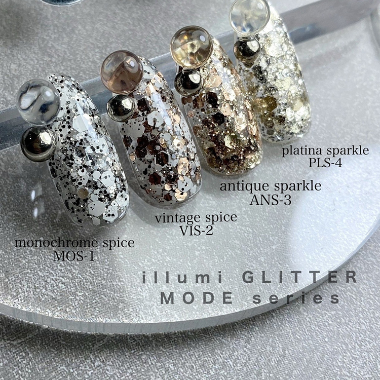 YouS×Artist illumi GLITTER MODEシリーズ ティークスパークル ANS-3