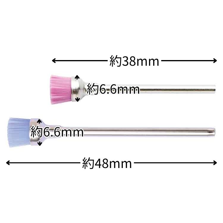 Nail Labo カラーブラシミニ ローズピンク＆ラベンダーセット