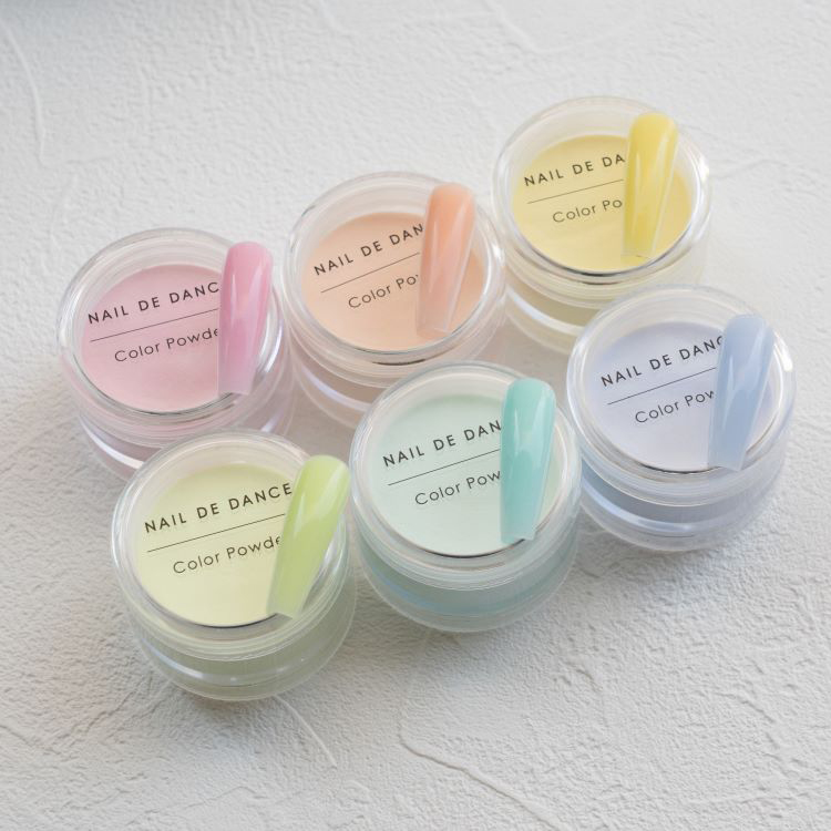 限定 NAIL DE DANCE カラーパウダー パステル 6色セット