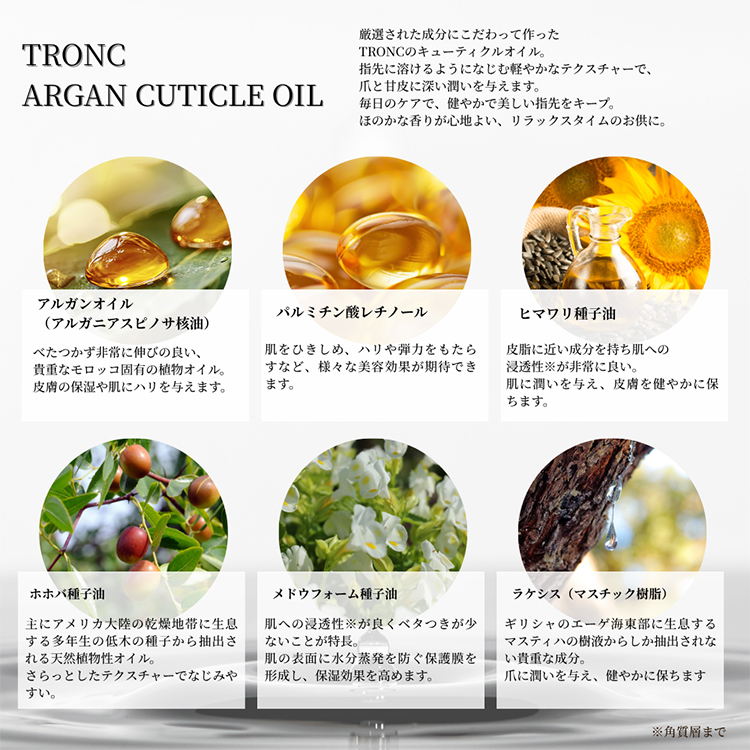 TRONC キューティクルオイル 12ml Dulcet