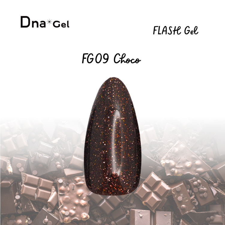 Dna Gel フラッシュジェル 8g FG09 チョコ