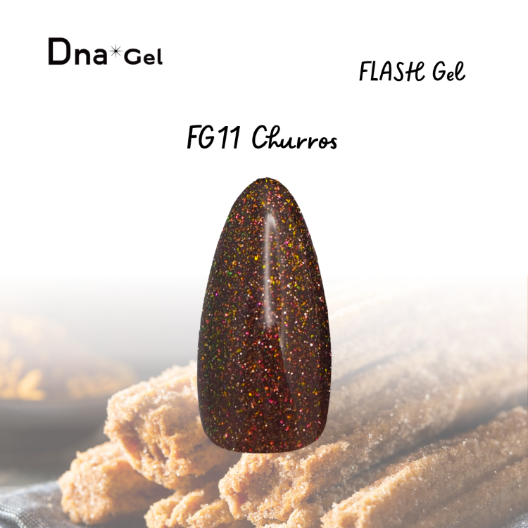 Dna Gel フラッシュジェル 8g FG11 チュロス