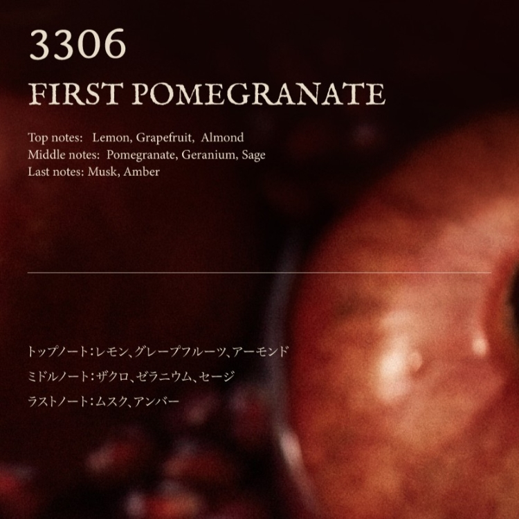ARTiS di Voce パルファン 50ml  FIRST POMEGRANATE 3306