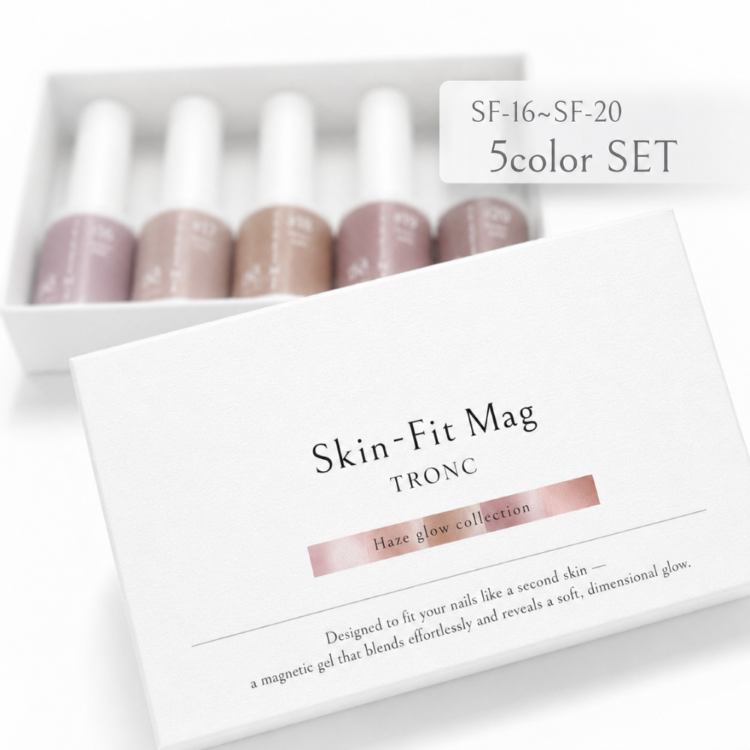 お取り寄せ TRONC Skin Fit Mag 5色セット Haze glow collection