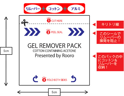 Rooro ジェルリムーバーパック S