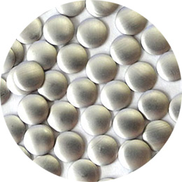 Nail Labo メタルスタッズ フラットラウンド マットシルバー 3mm 10粒