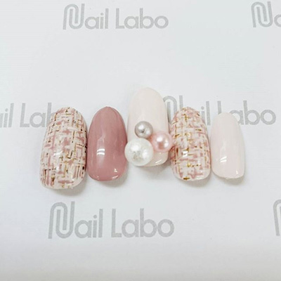 Nail Labo コットンパール 4mm ベージュ