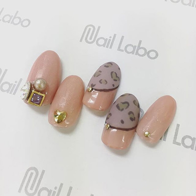 Nail Labo コットンパール 4mm グレー
