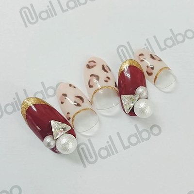 Nail Labo コットンパール 4mm グレー