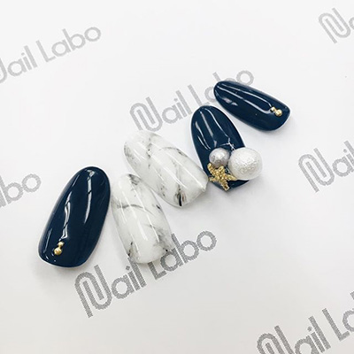 Nail Labo コットンパール 4mm グレー