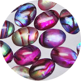 Nail Labo シェルパーツ オーバル 4×6mm ピンク