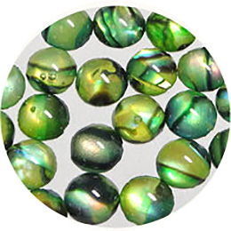 Nail Labo シェルパーツ ラウンド 4mm グリーン