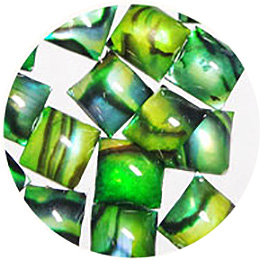 Nail Labo シェルパーツ スクエア 4mm グリーン