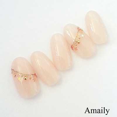 Amaily ネイルシール No.5-11 チェーン ゴールド | Nail Labo Online