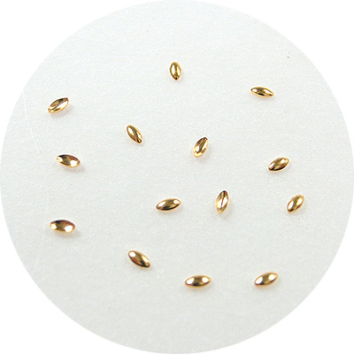 Nail Labo メタルシード ゴールド S 50粒