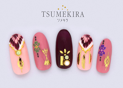 生産終了 TSUMEKIRA ネイティブ ゴールド SG-NTV-102
